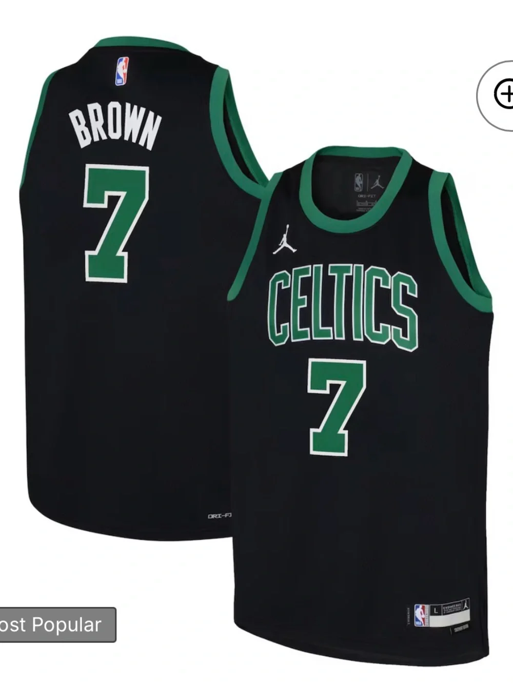 Celtics #7 Brown Jersey
